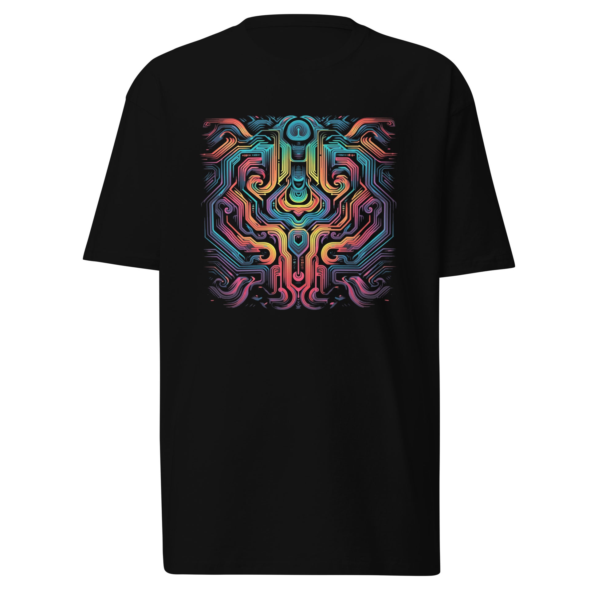 optical illusion colorful tshirt