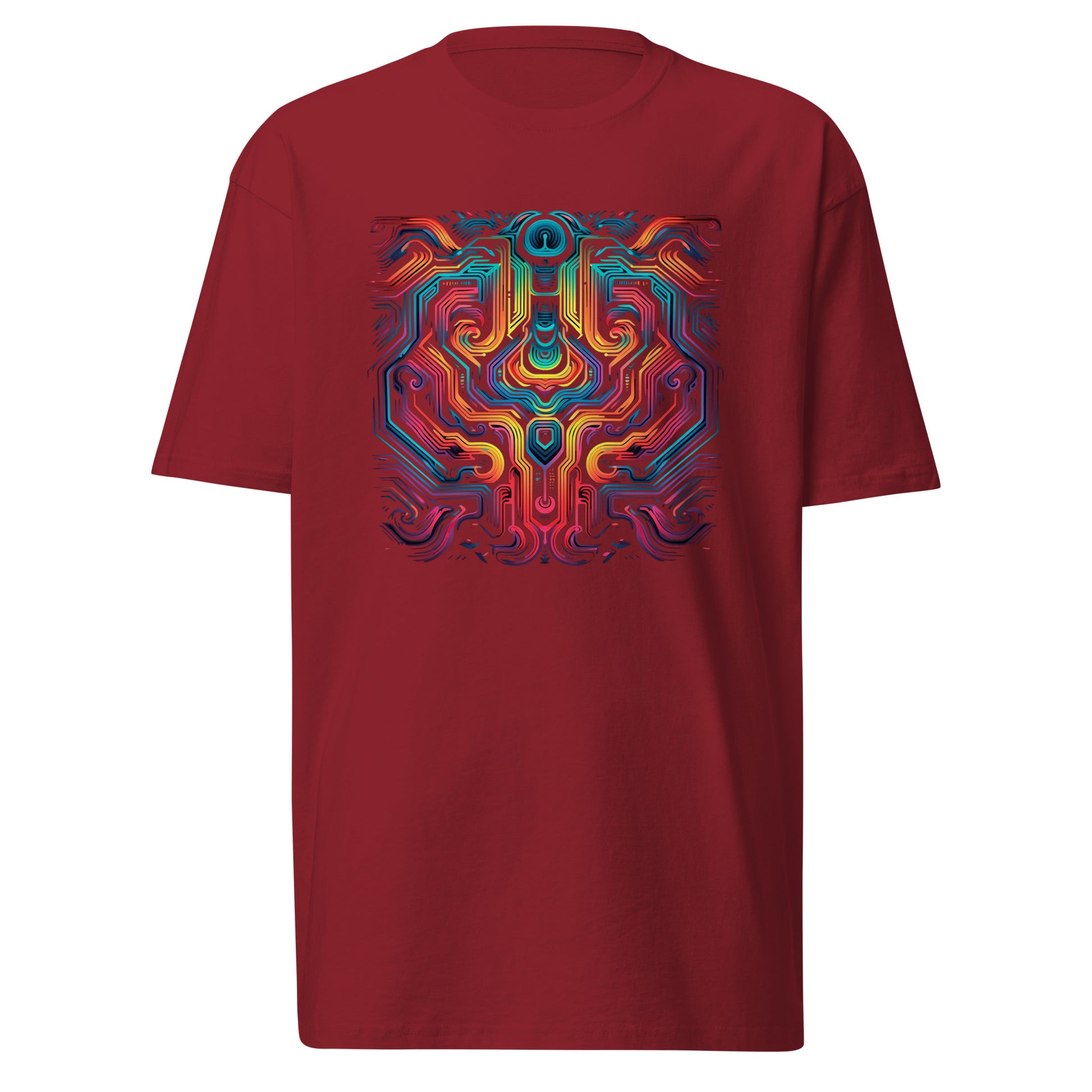 optical illusion colorful tshirt