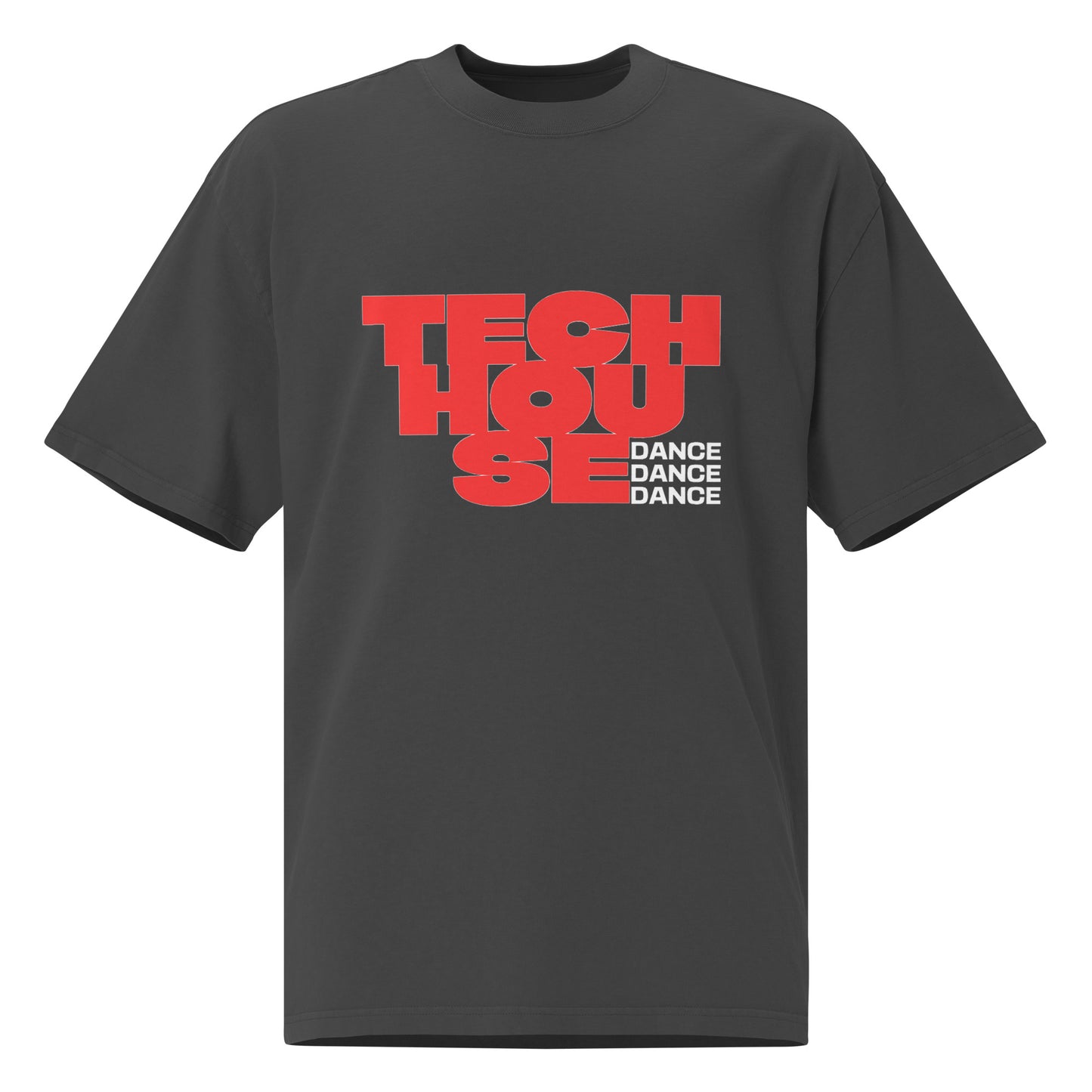 TECH HOUSE Oversized faded t-shirt