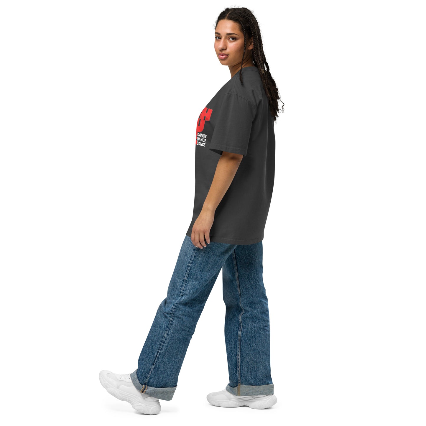 TECH HOUSE Oversized faded t-shirt