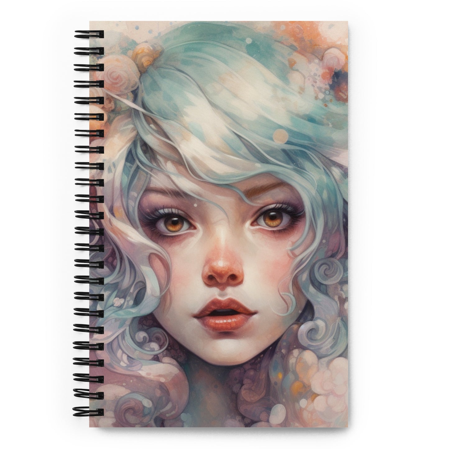 PASTEL GIRL SPIRAL DOTTED NOTEBOOK SERIES