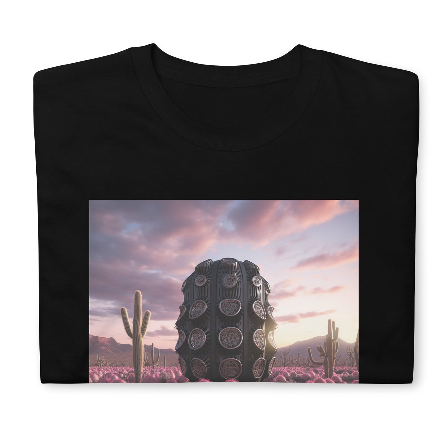 UNISEX FUTURISTIC FERROFLUID HIVE SPEAKER T-SHIRT