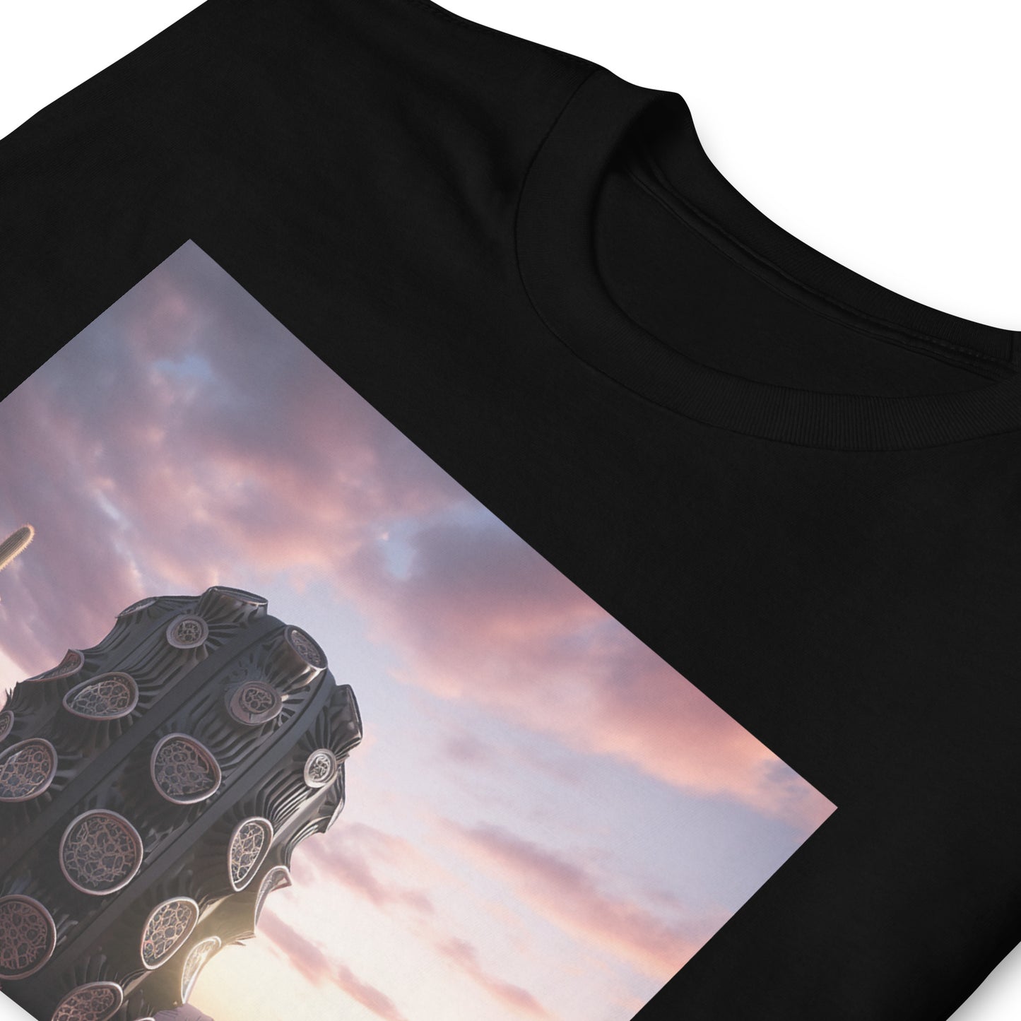 UNISEX FUTURISTIC FERROFLUID HIVE SPEAKER T-SHIRT