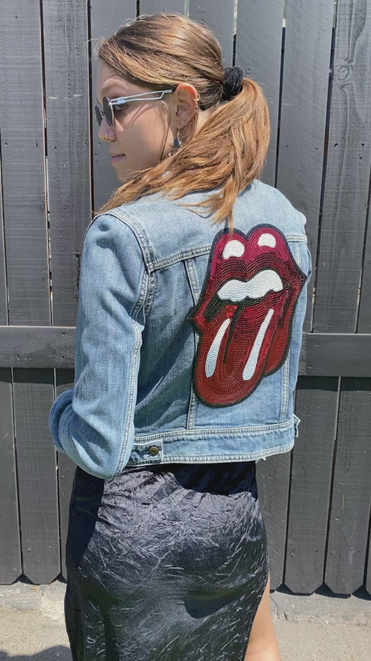 ROLLING ROCK N ROLL DENIM JACKET