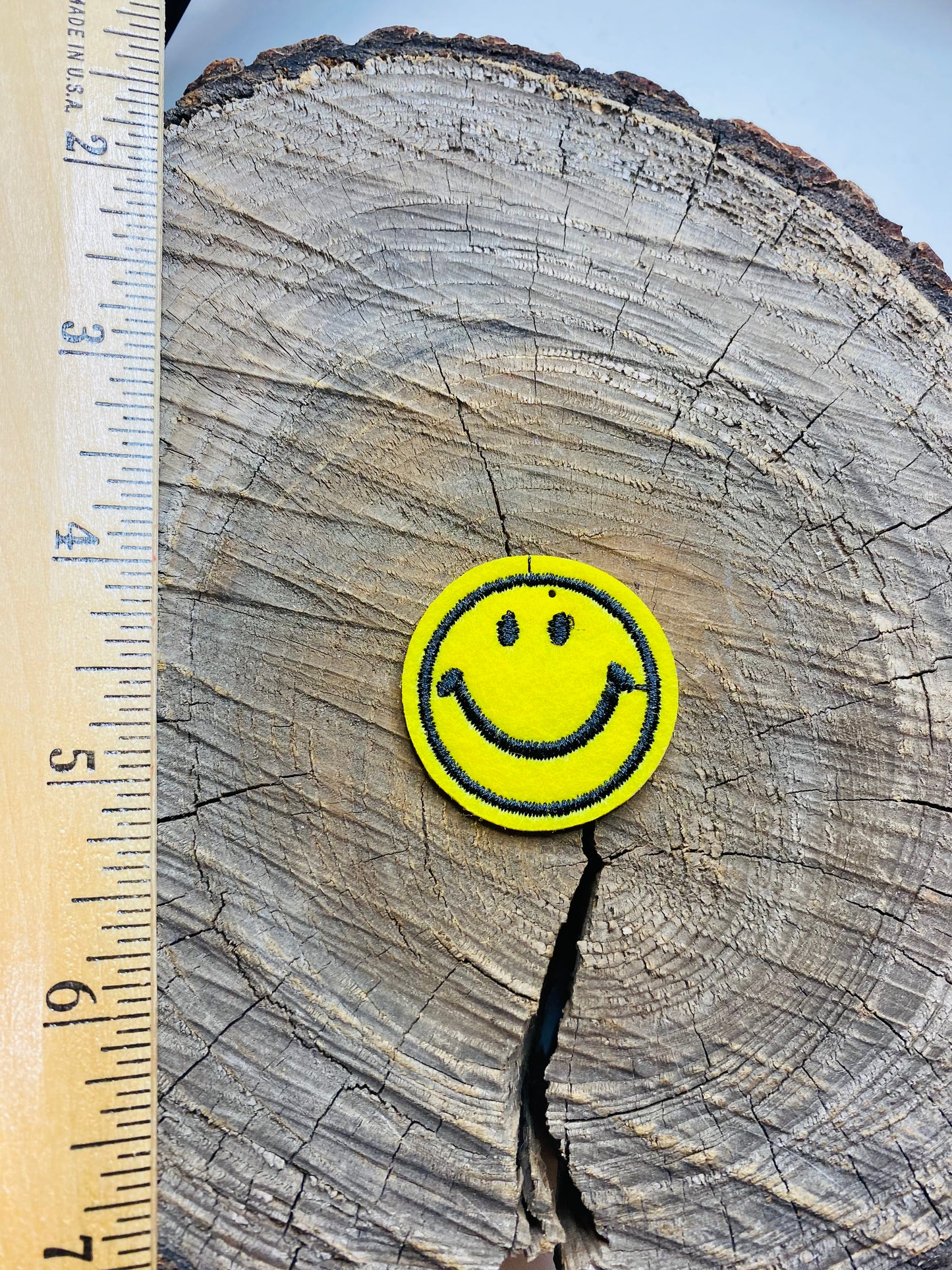 Smiley IRON ON PATCH
