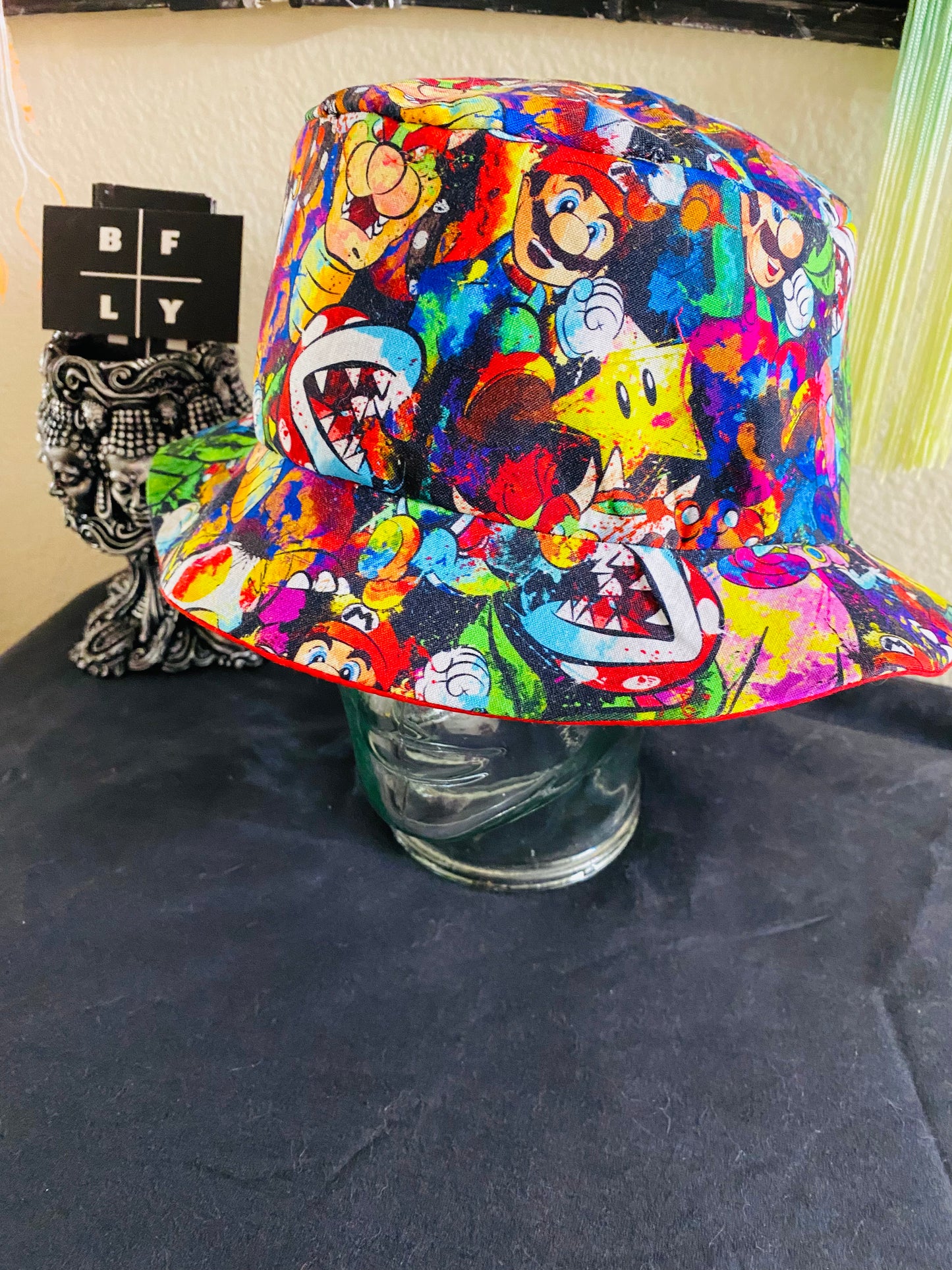 Super Mario brothers Nintendo bucket hat