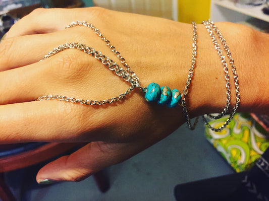 HANDCHAIN HOWLITE - BFLY