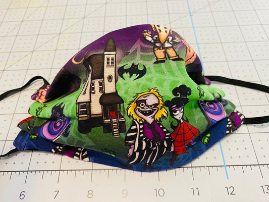 BEETLEJUICE CARTOON FACE MASK