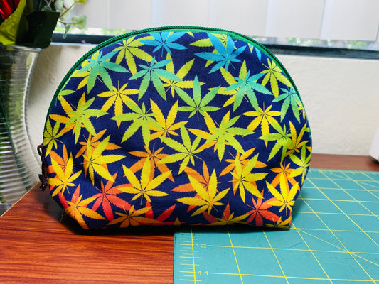 Rainbow Weed leaf pouch