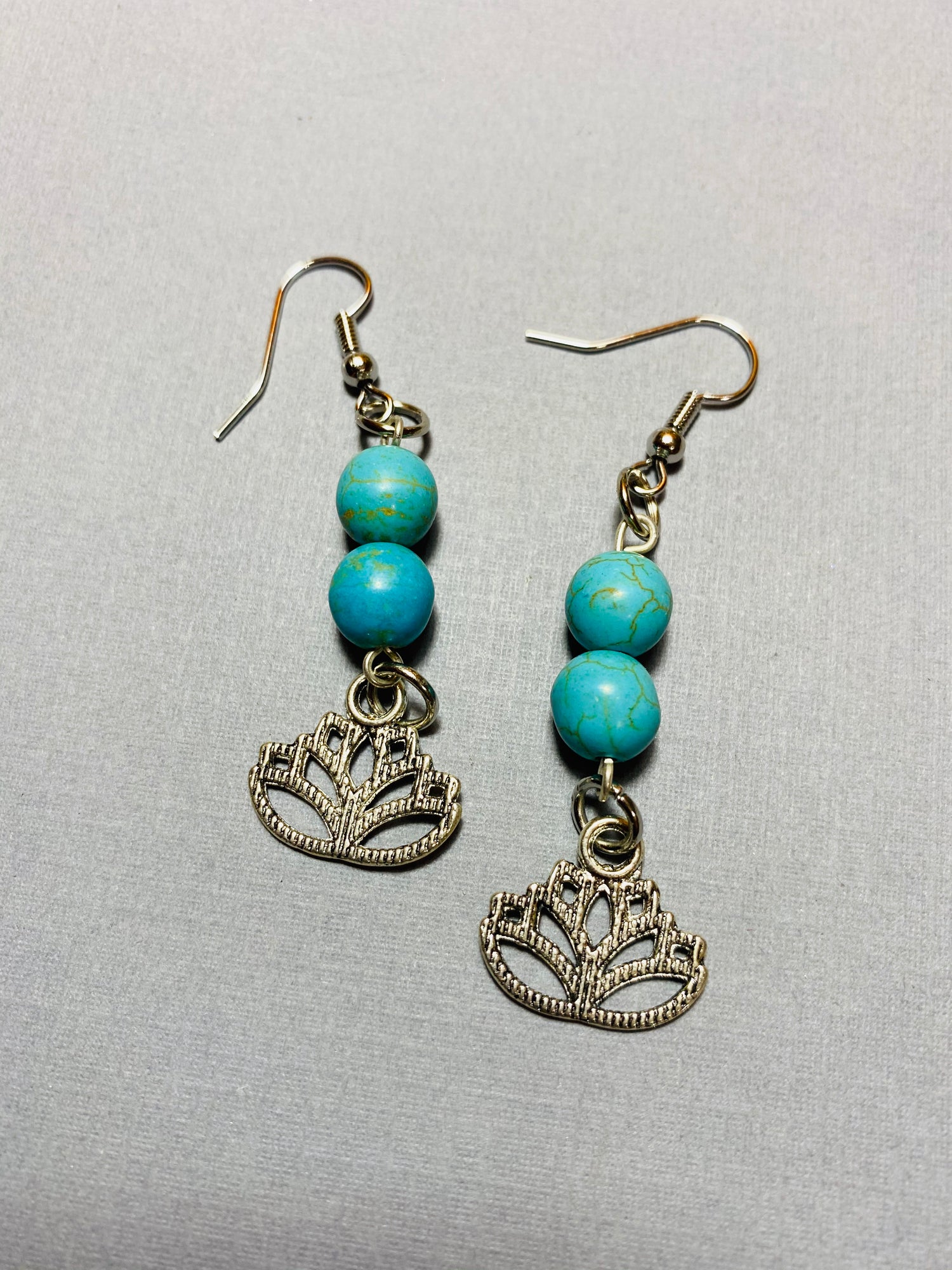 lotus handmade spiritual earrings