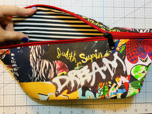 dream graffiti fanny pack bum bag