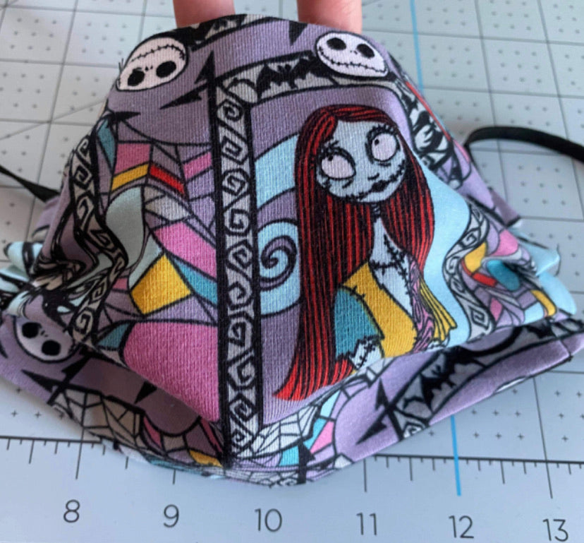 SALLY NIGHTMARE BEFORE CHRISTMAS FACE MASK