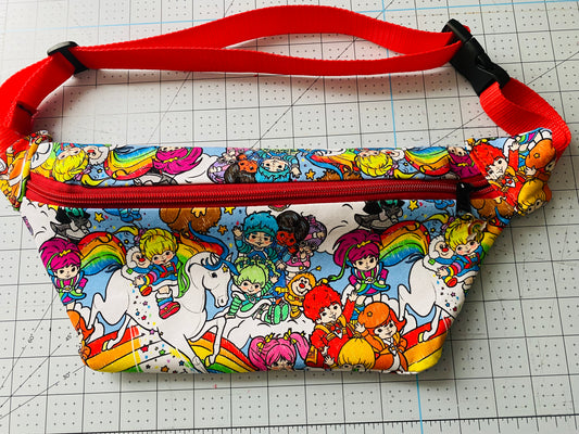 rainbow brite custom fanny pack