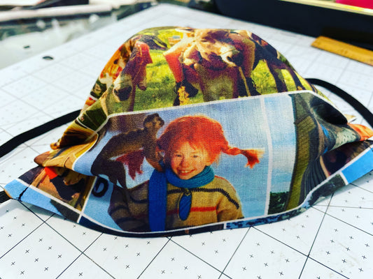 Pippi Longstocking facemask