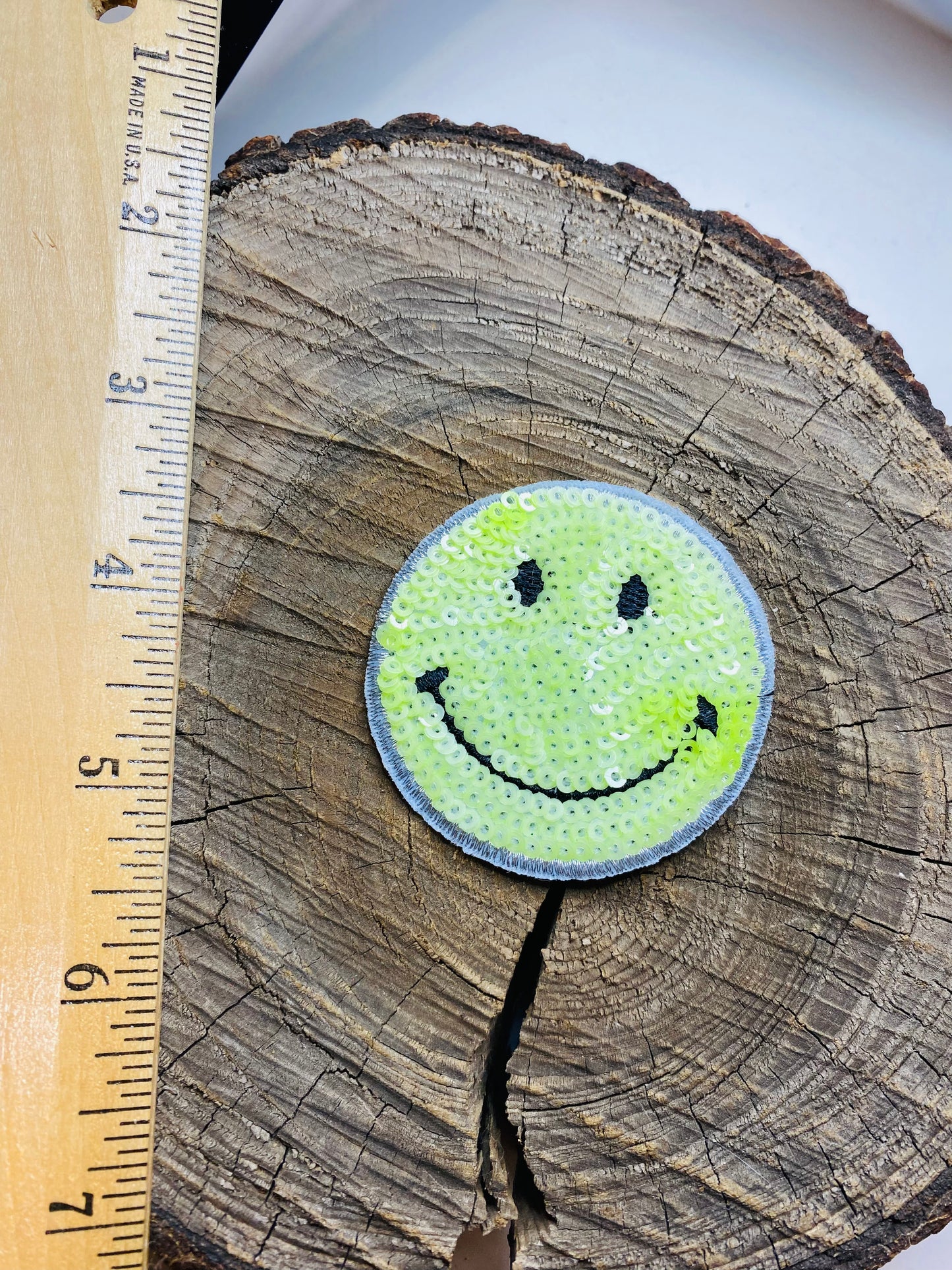 Smiley IRON ON PATCH