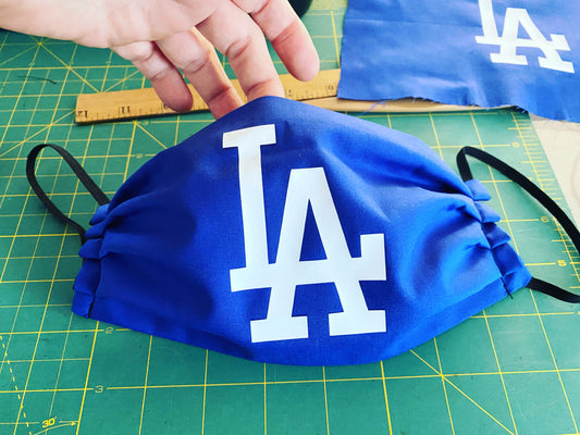 LA DODGERS FACE MASK