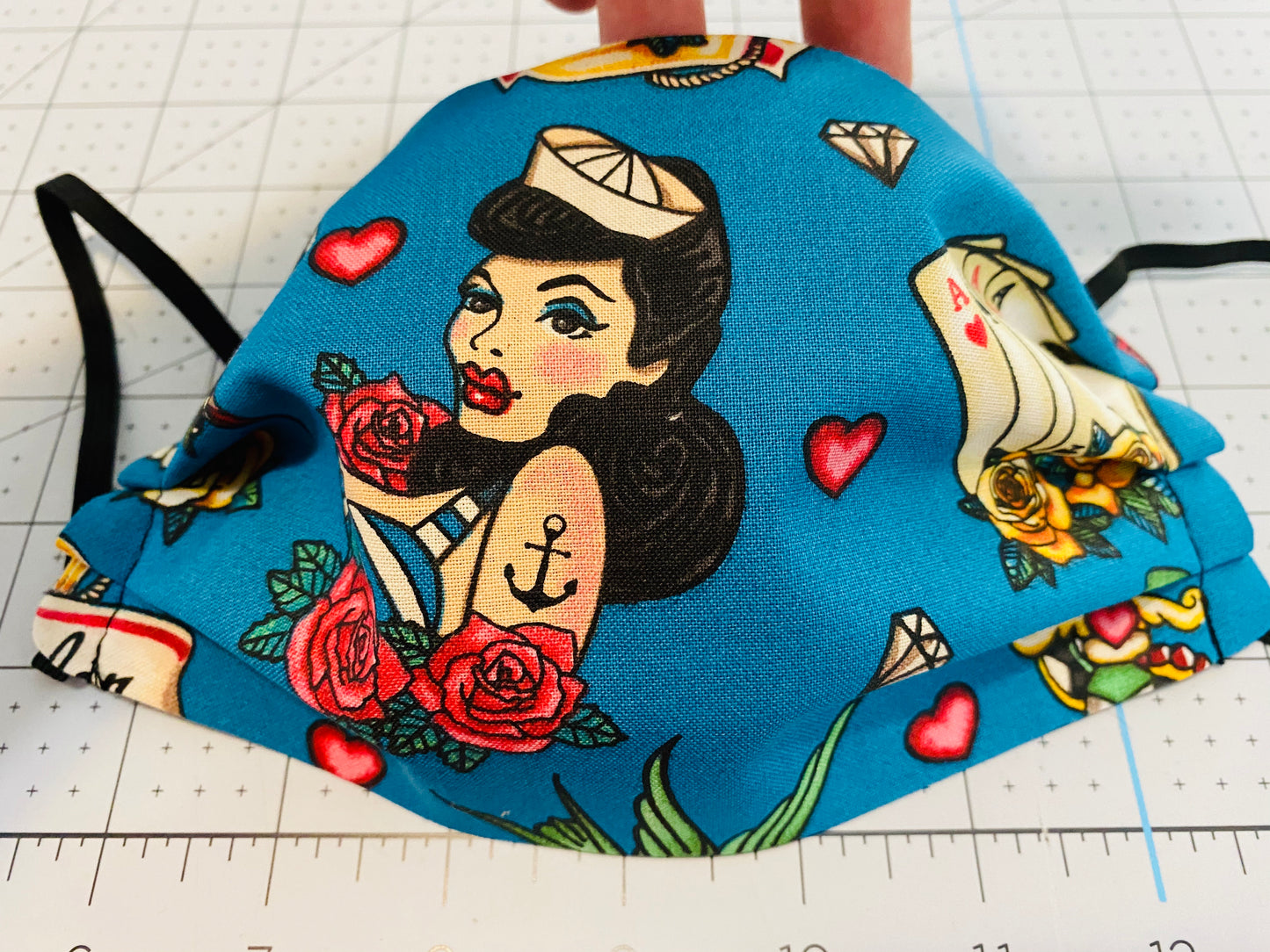 SAILOR JERI TRADITIONAL TATTOO ART FACE MASK