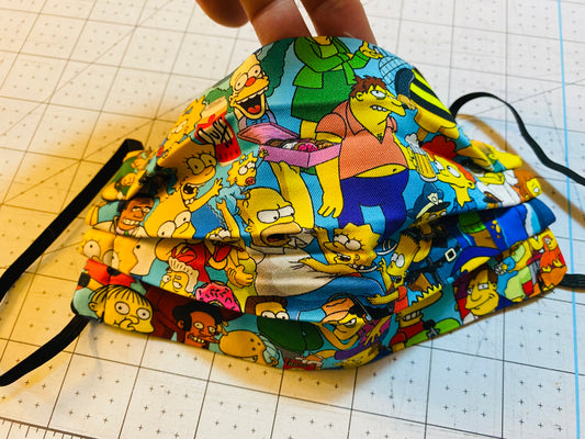 Simpsons face mask