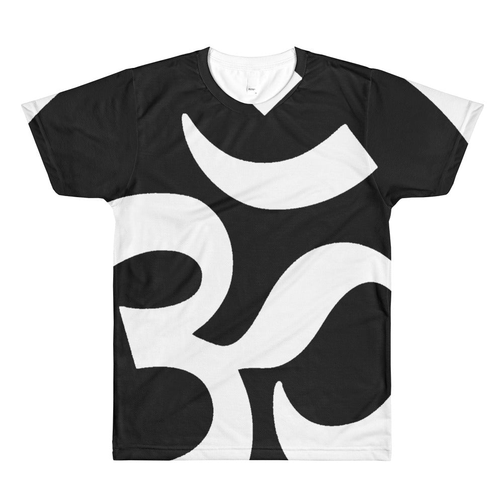 BLACK N WHITE OM All-Over Printed T-Shirt - BFLY