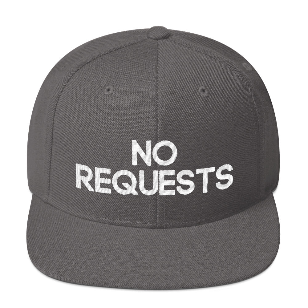 NO REQUESTS Snapback Hat - BFLY