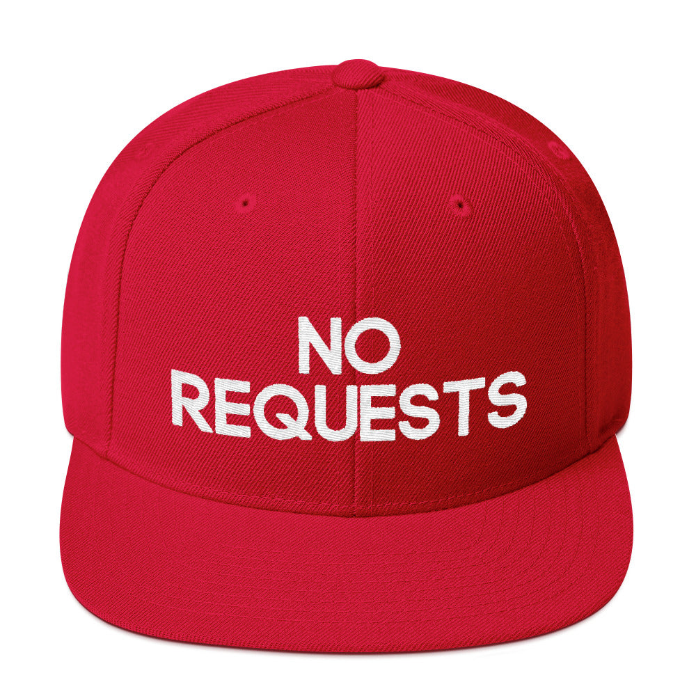 NO REQUESTS Snapback Hat - BFLY