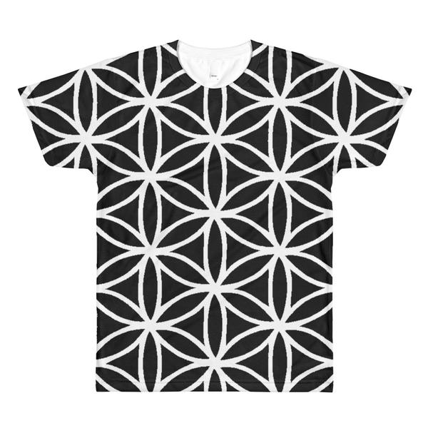 FLOWER OF LIFE ALL OVER T-SHIRT