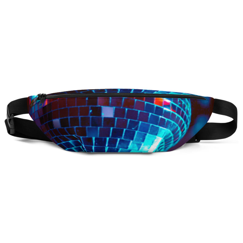 disco print fanny pack bum bag