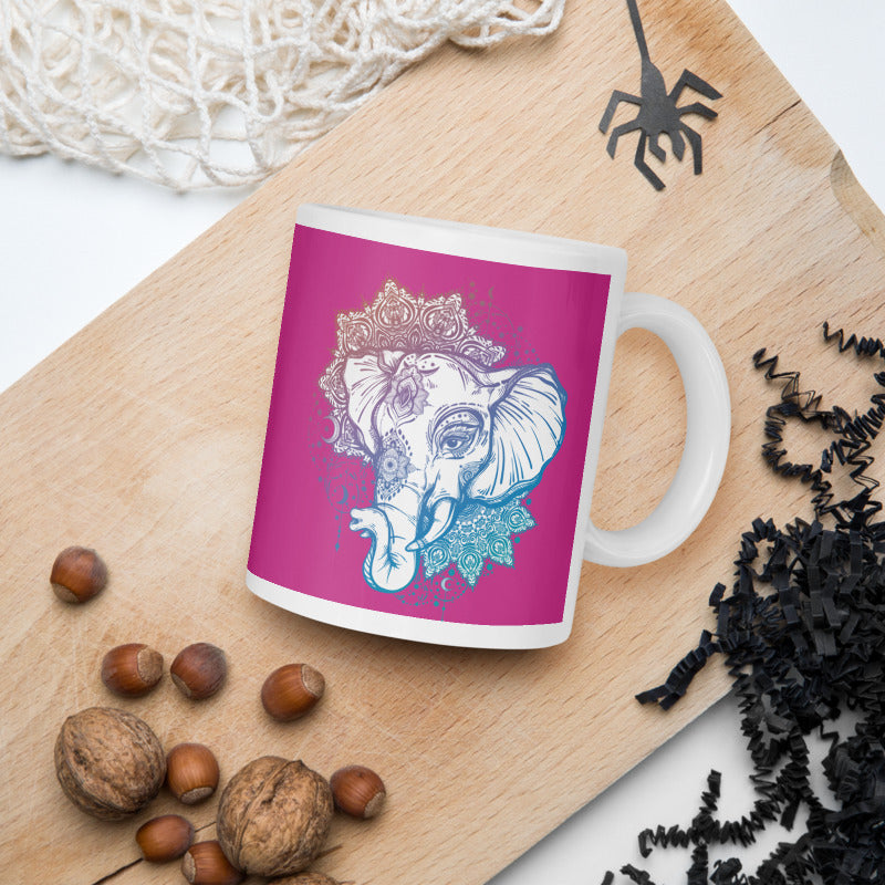 ELEPHANT MANDALA MUG