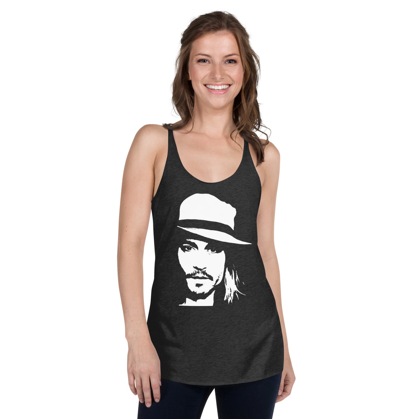 JOHNNY DEPP FACE TANK TOP