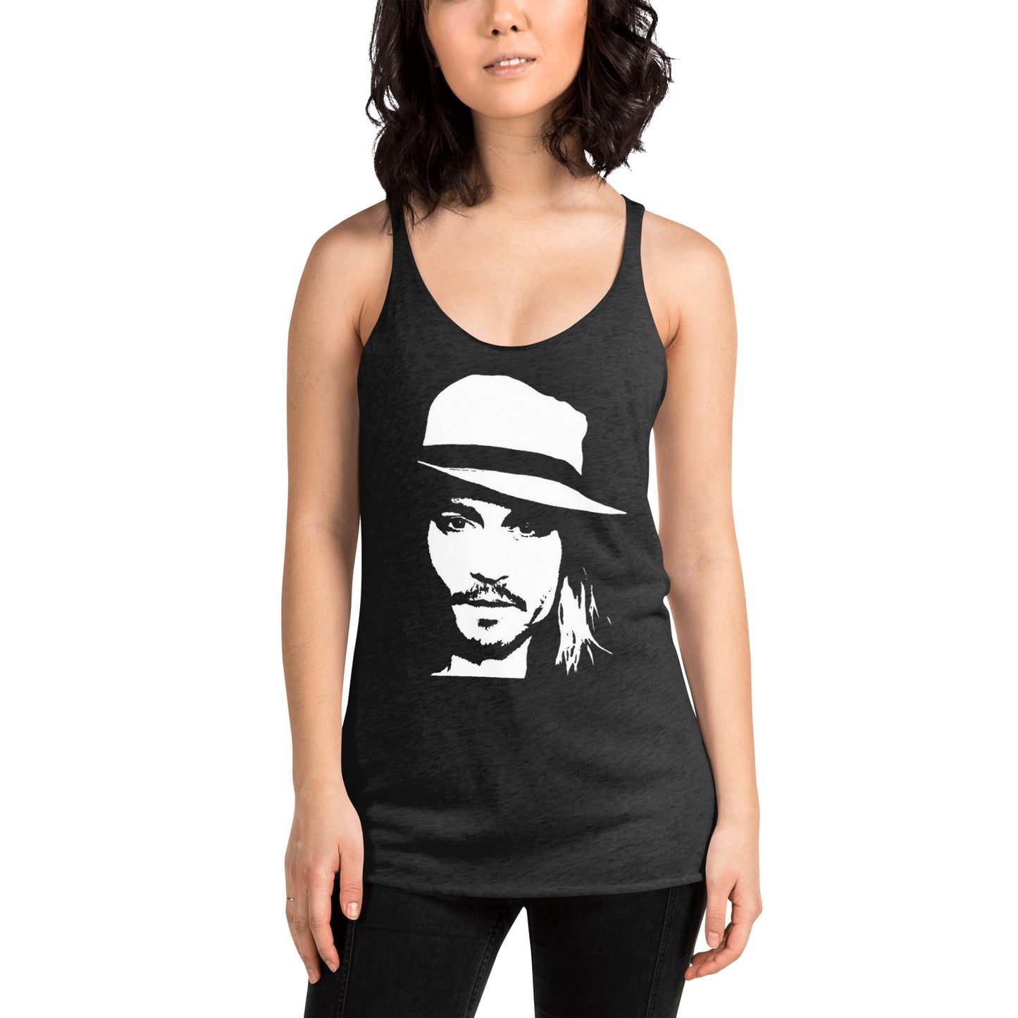 JOHNNY DEPP FACE TANK TOP