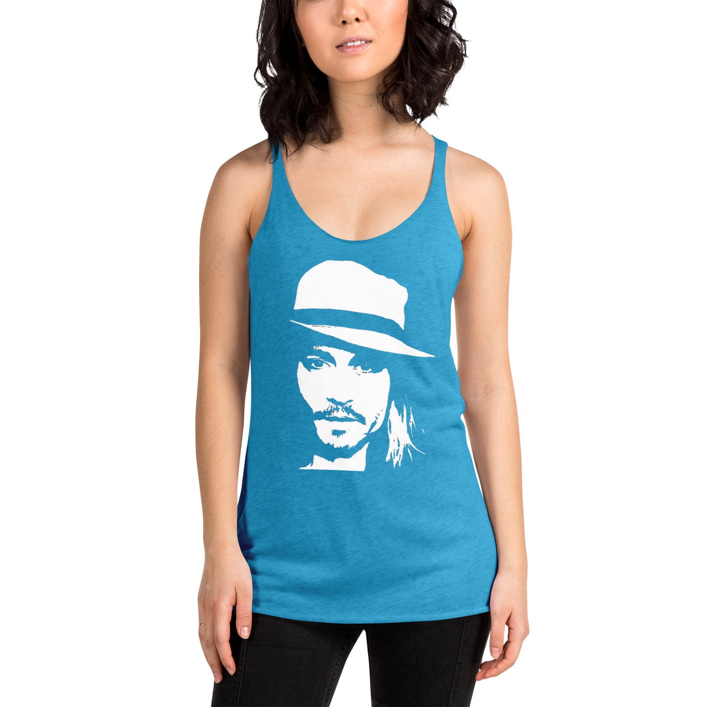 JOHNNY DEPP FACE TANK TOP